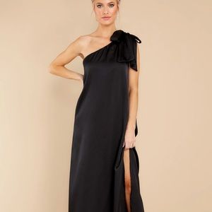 Red Dress Boutique Black Formal One Shoulder Dress